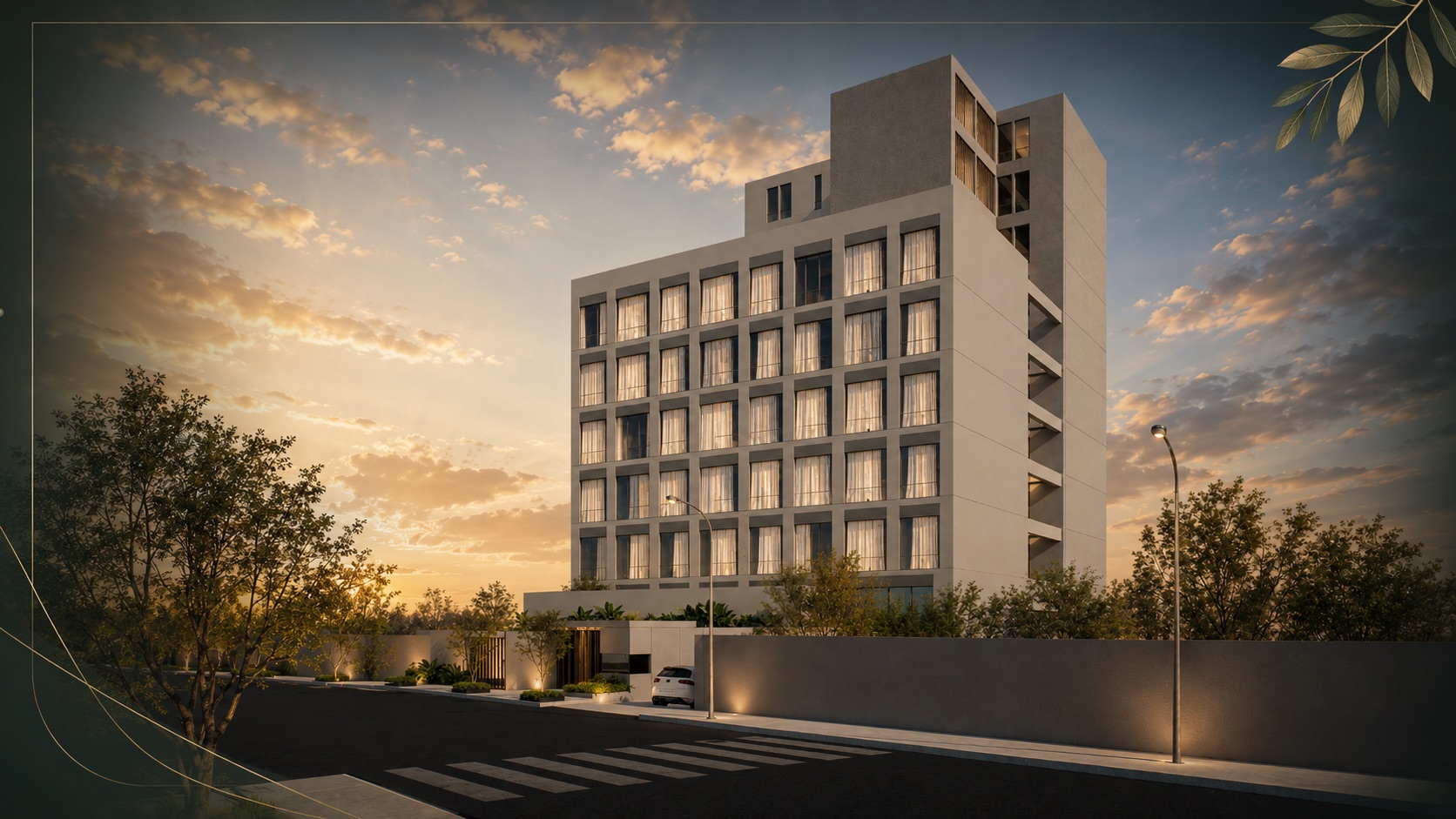 Panorámica Mirador Residencial Fachada Lateral